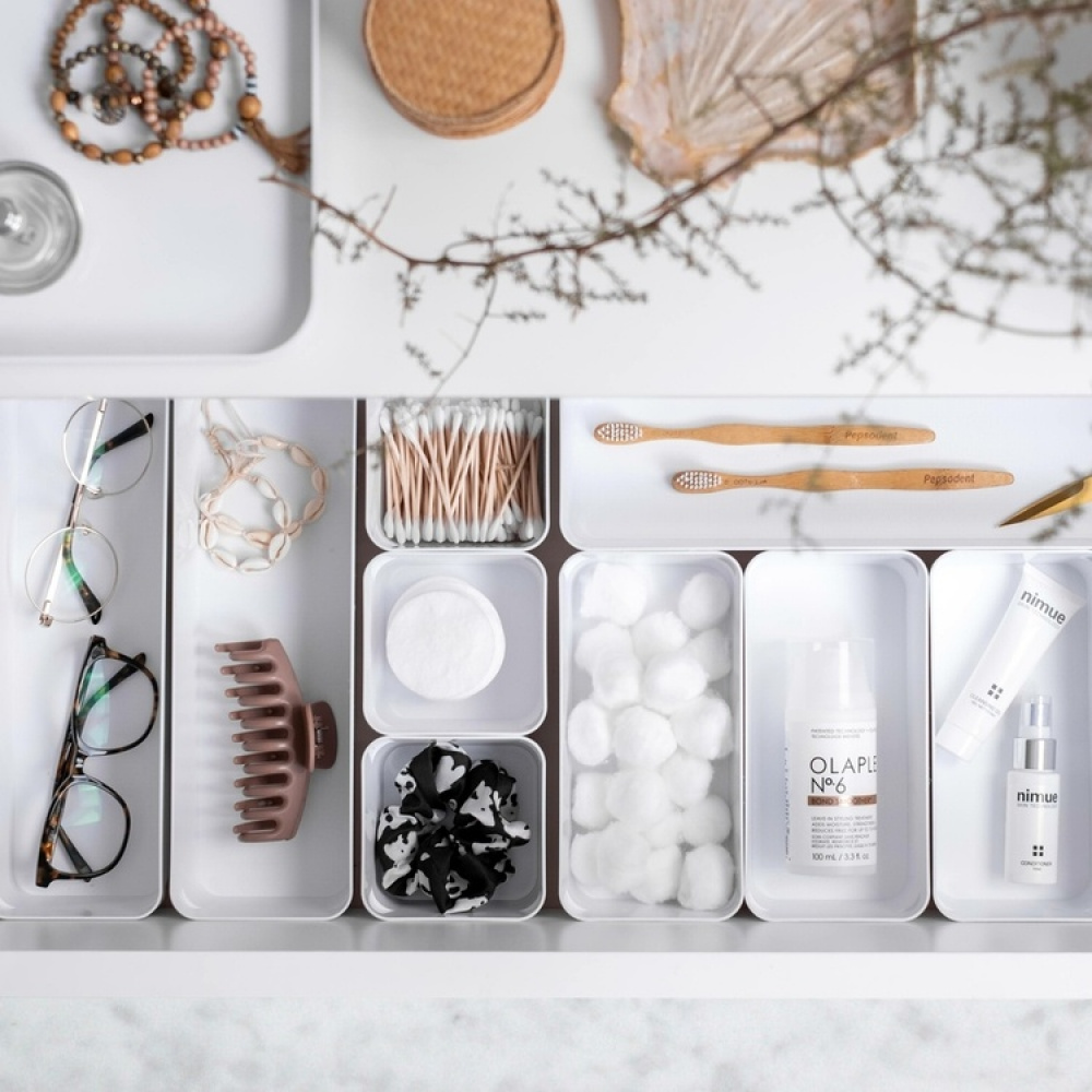 Lådinredning, Långsmal, COMPACT SORT SMALL, 20 x 10 x H 6 cm i gruppen Förvaring / Förvaringslådor / Småförvaring hos SmartaSaker.se (41911)