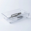 Lådinsats / förvaringsbricka, LINUS SHALLOW MEDIUM, 22,9 x 15,2 x H 5,1 cm, Transparent Lådinsats / förvaringsbricka, LINUS SHALLOW MEDIUM, 22,9 x 15,2 x H 5,1 cm, Transparent