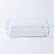 Lådinsats / förvaringsbricka, LINUS SHALLOW MEDIUM, 22,9 x 15,2 x H 5,1 cm, Transparent Lådinsats / förvaringsbricka, LINUS SHALLOW MEDIUM, 22,9 x 15,2 x H 5,1 cm, Transparent