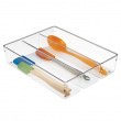 Lådinsats för köksredskap, 3 fack, LINUS GRAND UTENSILS, 35 x 26,7 x H 7,6 cm, Klar Lådinsats för köksredskap, 3 fack, LINUS GRAND UTENSILS, 35 x 26,7 x H 7,6 cm, Klar