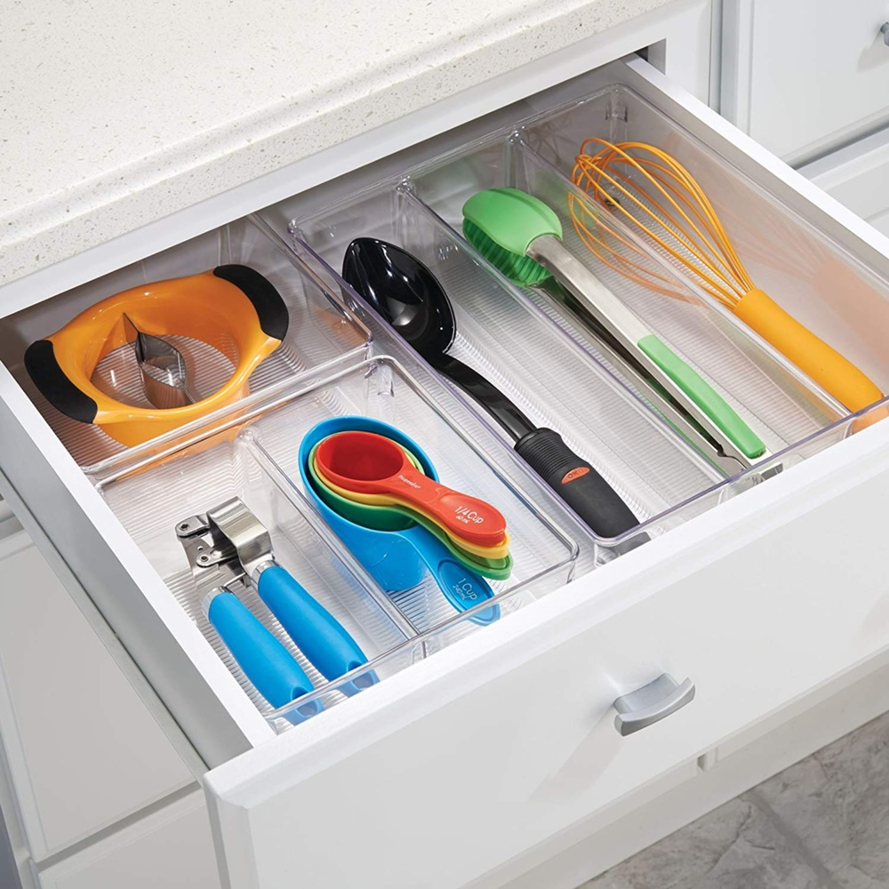Lådinsats för köksredskap, 3 fack, LINUS GRAND UTENSILS, 35 x 26,7 x H 7,6 cm, Klar i gruppen Förvaring / Köksförvaring / Organisera köksskåp / Besticklådor hos SmartaSaker.se (41920)