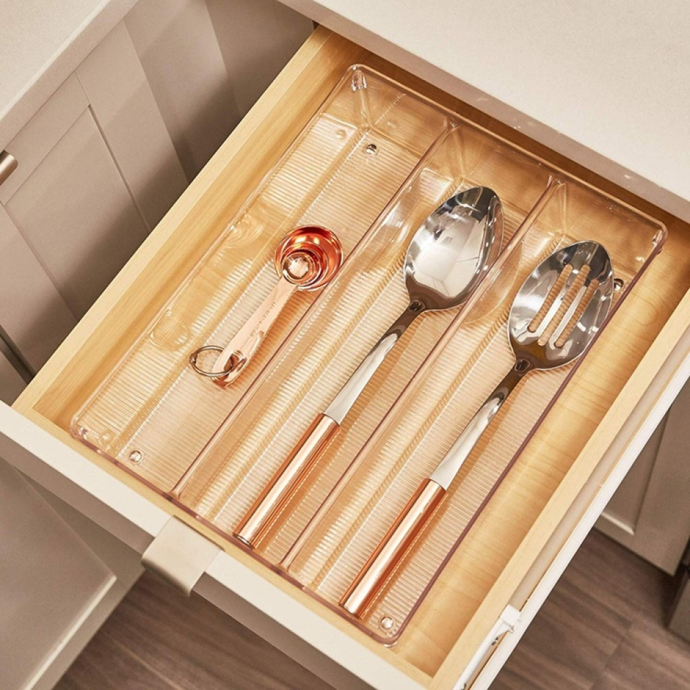 Lådinsats för köksredskap, 3 fack, LINUS GRAND UTENSILS, 35 x 26,7 x H 7,6 cm, Klar i gruppen Förvaring / Köksförvaring / Organisera köksskåp / Besticklådor hos SmartaSaker.se (41920)