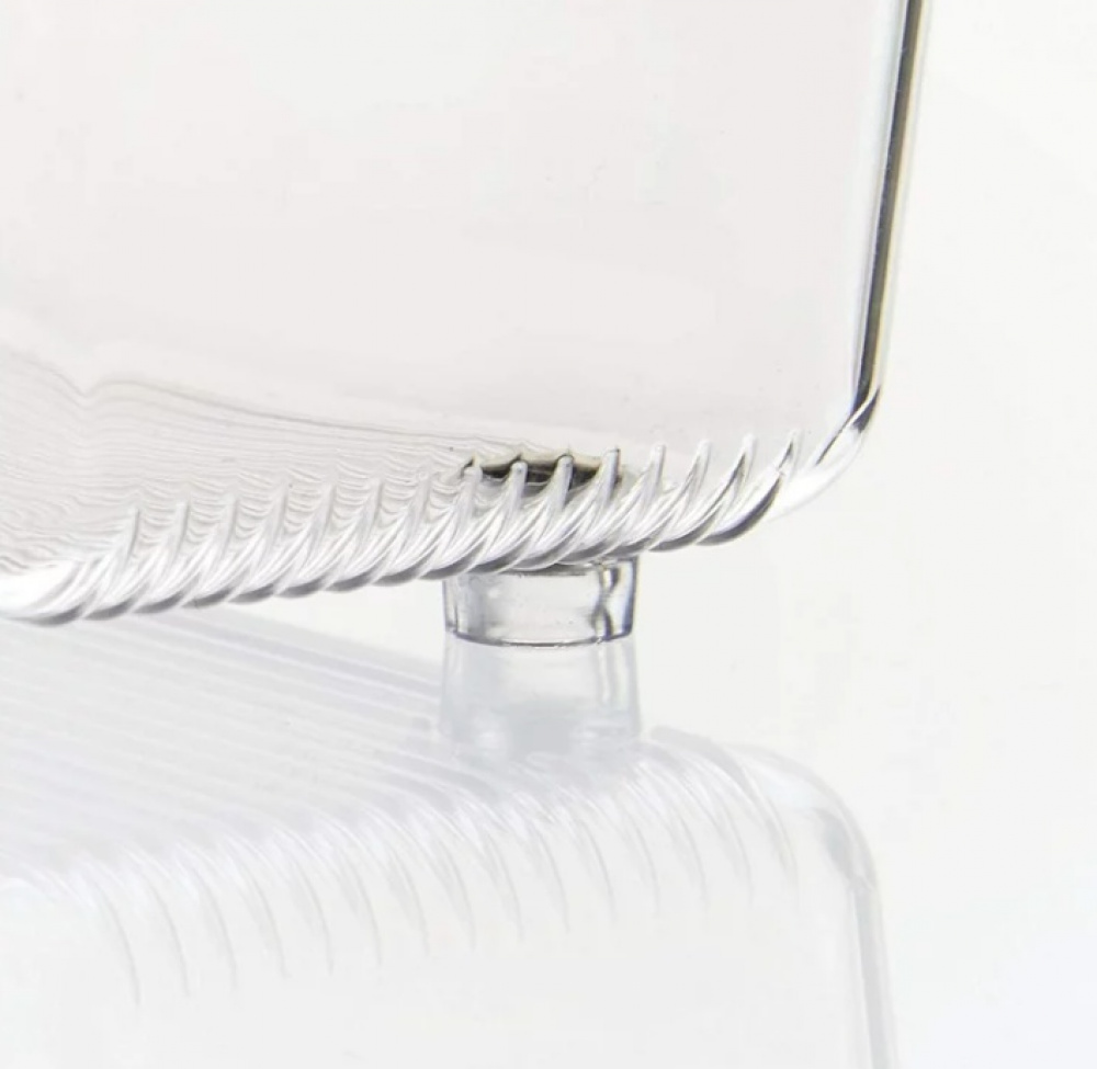 Lådinsats, Långsmal, LINUS SHALLOW LARGE, 32,5 x 8,1 x H 5,1 cm, Transparent i gruppen Förvaring / Köksförvaring / Organisera köksskåp / Besticklådor hos SmartaSaker.se (41930)
