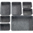 Lådinsatser i återvunnen polyesterfilt, Set med 7 st, FELT DRAWER ORGANIZERS, Grå Lådinsatser i återvunnen polyesterfilt, Set med 7 st, FELT DRAWER ORGANIZERS, Grå