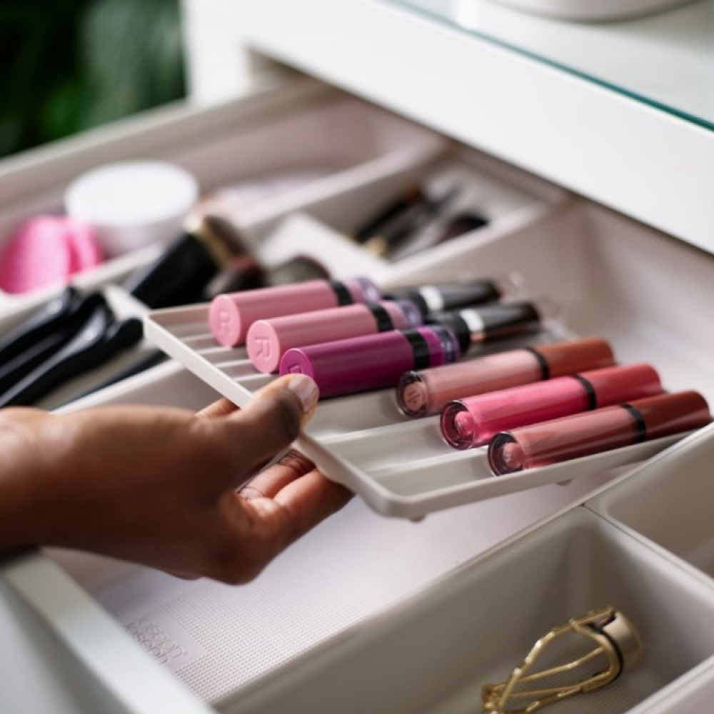 Lådinsatser, Set med 12 st, VIVA LARGE DRAWER ORGANISER, Joseph Joseph, Benvit i gruppen Förvaring / Köksförvaring / Organisera köksskåp / Besticklådor hos SmartaSaker.se (41940)