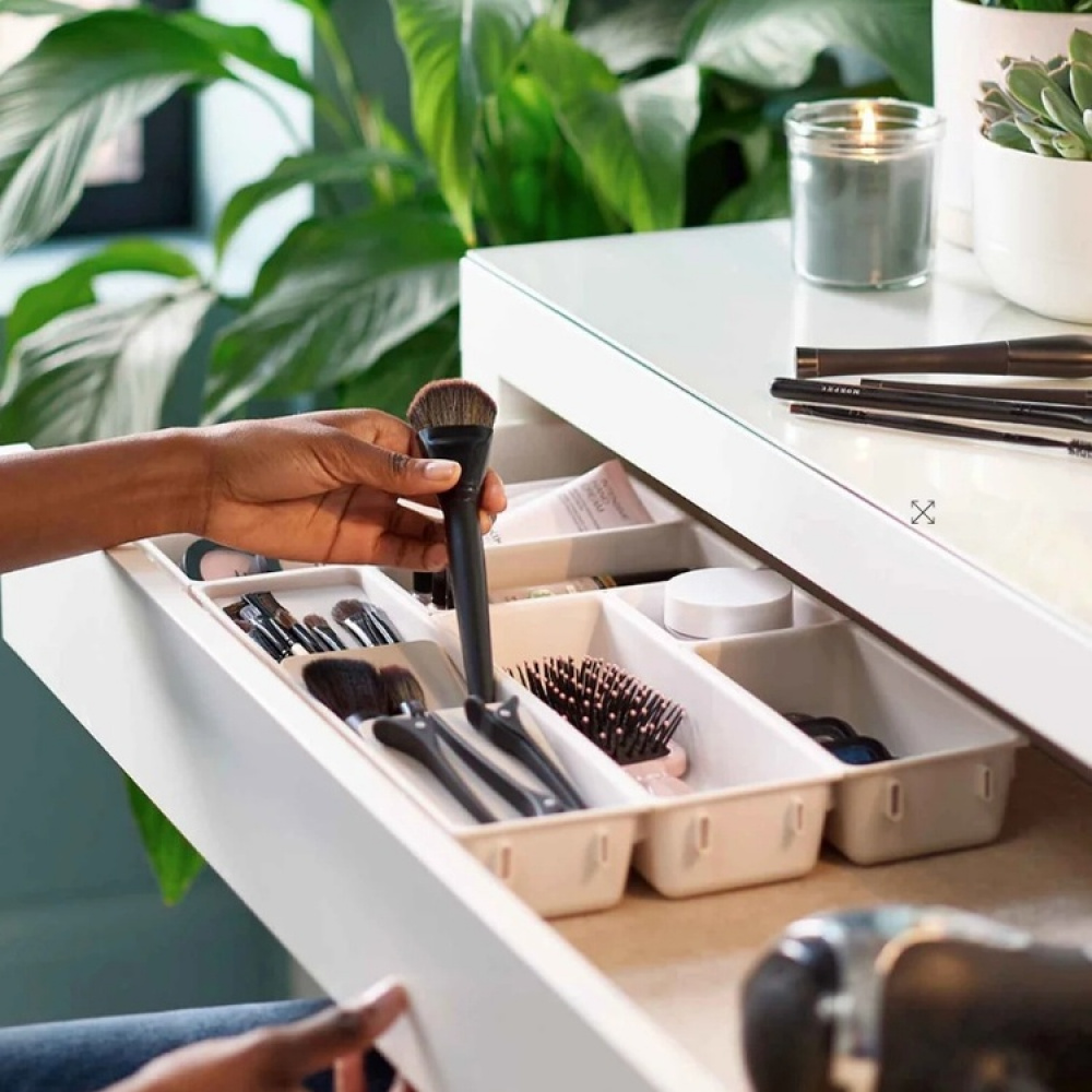 Lådinsatser, Set med 7 st, VIVA DRAWER ORGANISER, Joseph Joseph, Benvit i gruppen Förvaring / Köksförvaring / Organisera köksskåp / Besticklådor hos SmartaSaker.se (41941)