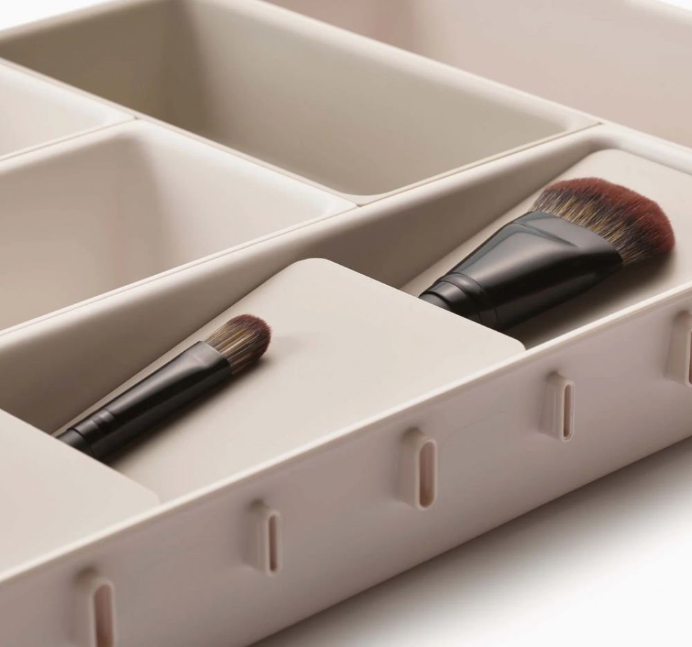 Lådinsatser, Set med 7 st, VIVA DRAWER ORGANISER, Joseph Joseph, Benvit i gruppen Förvaring / Köksförvaring / Organisera köksskåp / Besticklådor hos SmartaSaker.se (41941)