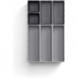 Lådinsatser, Set med 7st, BLOX SMALL DRAWER ORGANISER, Joseph Joseph, Grå Lådinsatser, Set med 7st, BLOX SMALL DRAWER ORGANISER, Joseph Joseph, Grå