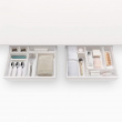 Lådinsatser, Set med 8 st, MODULAR TRAYS, Vita Lådinsatser, Set med 8 st, MODULAR TRAYS, Vita
