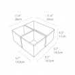 Lådor för sortering, 3 st, BIGSO SOFT DRAWER ORGANIZERS Lådor för sortering, 3 st, BIGSO SOFT DRAWER ORGANIZERS