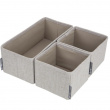 Lådor för sortering, 3 st, BIGSO SOFT DRAWER ORGANIZERS Lådor för sortering, 3 st, BIGSO SOFT DRAWER ORGANIZERS