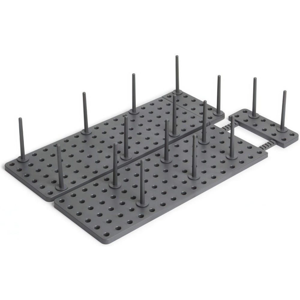 Lådorganiserare, 2 st, Justerbara, PEGGY, Umbra, Vit i gruppen Förvaring / Köksförvaring / Organisera köksskåp hos SmartaSaker.se (41950)