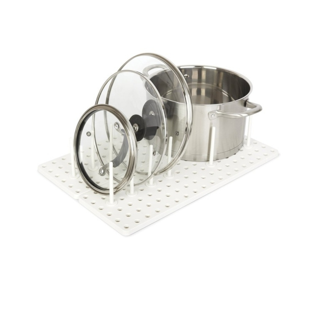 Lådorganiserare, 2 st, Justerbara, PEGGY, Umbra, Vit i gruppen Förvaring / Köksförvaring / Organisera köksskåp hos SmartaSaker.se (41950)