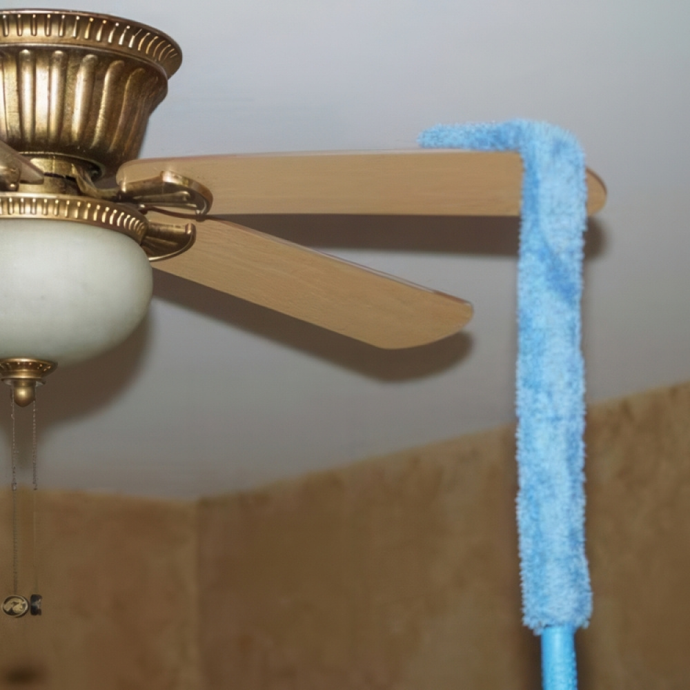 Lång och platt Dammvippa, Böjbar, CLEANING & DUSTING WAND, 7,5 x H 74 cm, Blå i gruppen Förvaring / Städförvaring och sopsortering / Städtrasor och borstar hos SmartaSaker.se (41951)