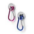 Magnet med karbinhake, 2 st, SNAP, superstark, Blå / Rosa Magnet med karbinhake, 2 st, SNAP, superstark, Blå / Rosa