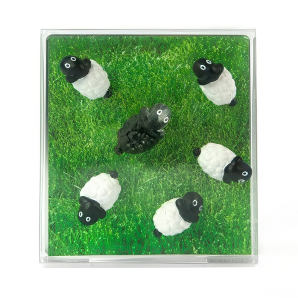 Magneter Får, SHEEP, 6st, Svart / Vit i gruppen Förvaring / Magneter och självhäftande hos SmartaSaker.se (41968)