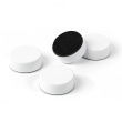 Magneter, Extra starka runda magneter, 4 st, WHITE, Ø 2,3 cm x H 0,9 cm, Vita Magneter, Extra starka runda magneter, 4 st, WHITE, Ø 2,3 cm x H 0,9 cm, Vita