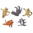 Magneter, Katter, 6 st, CAT YOGA, Mix Magneter, Katter, 6 st, CAT YOGA, Mix
