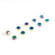 Magneter, mini, starka, 10 st, STEELY RAINBOW, Ø 0,6 x 0,3 cm, Metallic Magneter, mini, starka, 10 st, STEELY RAINBOW, Ø 0,6 x 0,3 cm, Metallic