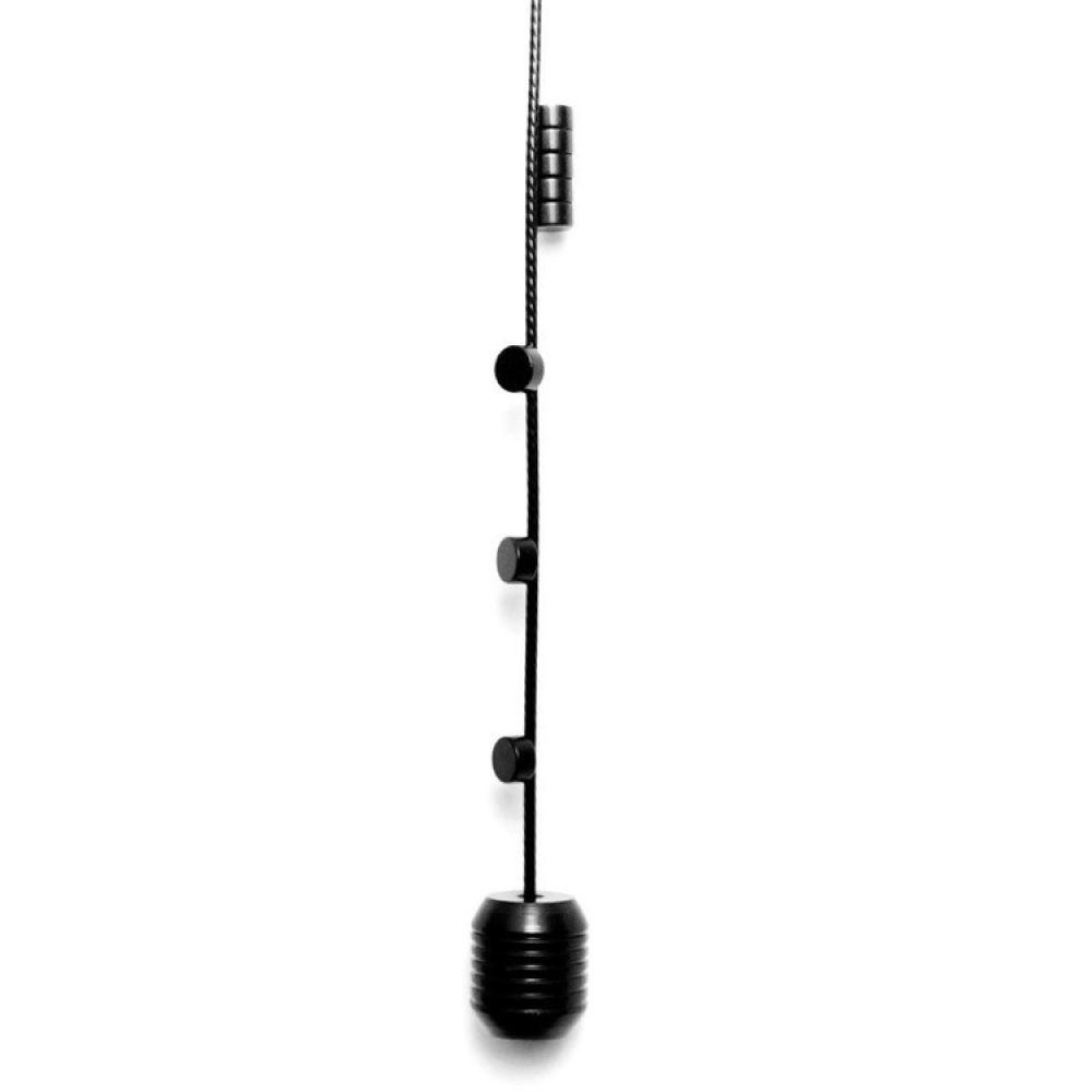 Magnetisk korthållare, Lodrät, STEELY DAN BLACK , H 150 cm, Svart i gruppen Förvaring / Magneter och självhäftande / Magnetförvaring hos SmartaSaker.se (42050)