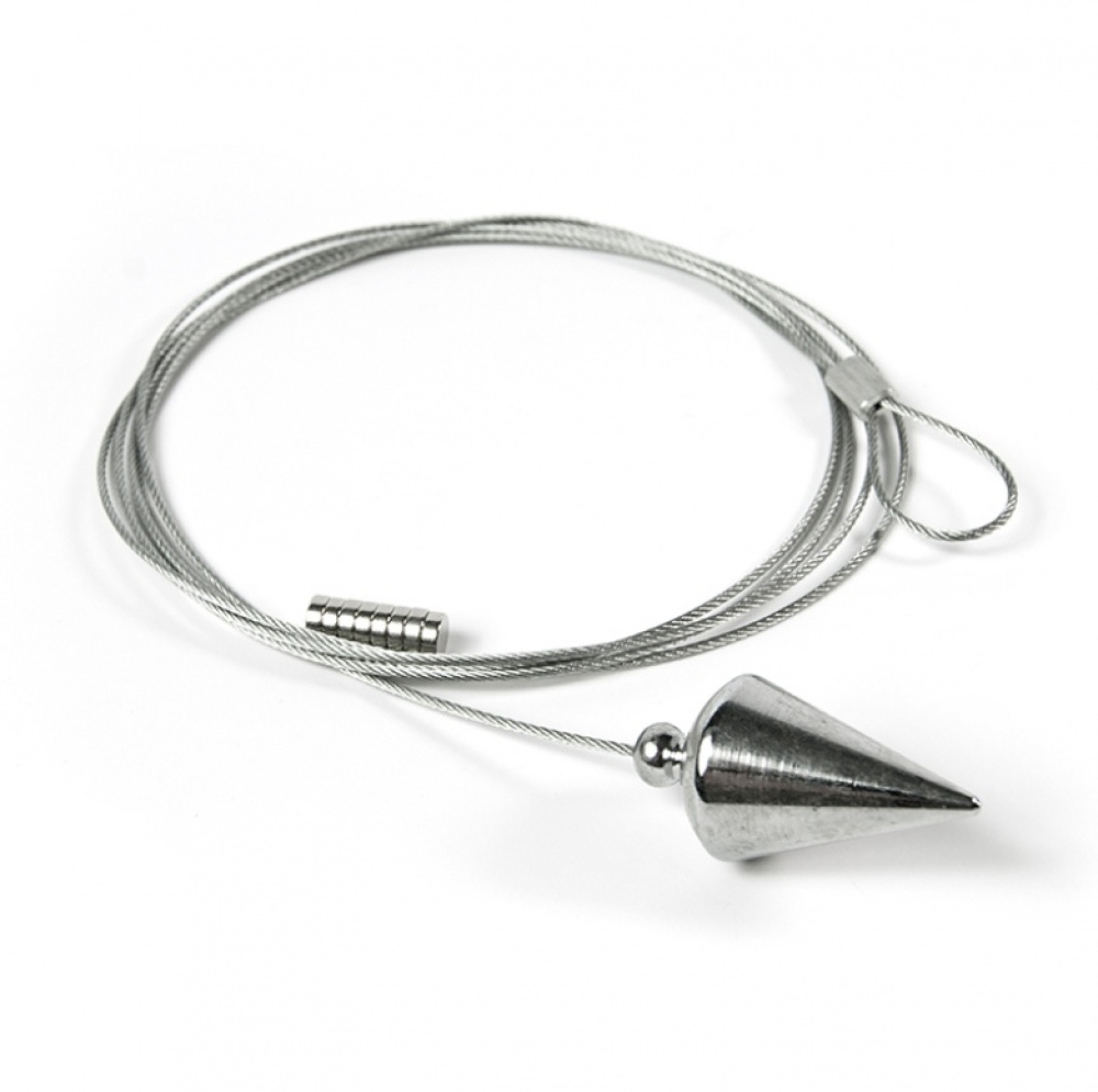 Magnetisk Korthållare, Lodrät, STEELY FRANK, H 150 cm, Silver i gruppen Förvaring / Magneter och självhäftande / Magnetförvaring hos SmartaSaker.se (42051)