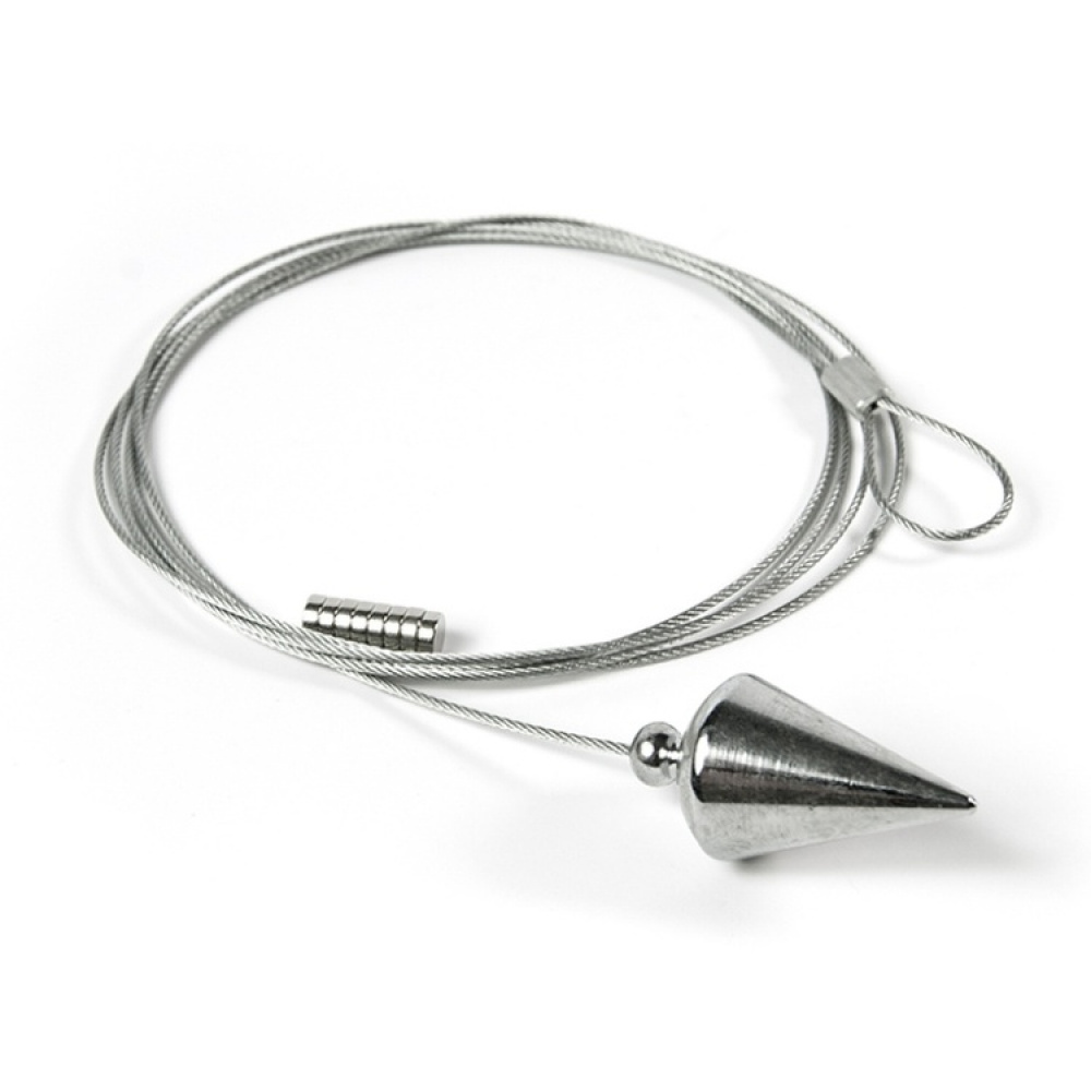 Magnetisk Korthållare, Lodrät, STEELY FRANK, H 150 cm, Silver i gruppen Förvaring / Magneter och självhäftande / Magnetförvaring hos SmartaSaker.se (42051)