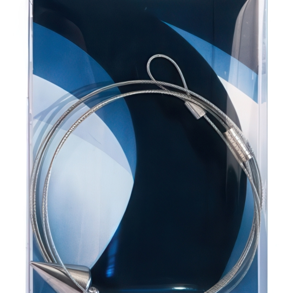 Magnetisk Korthållare, Lodrät, STEELY FRANK, H 150 cm, Silver i gruppen Förvaring / Magneter och självhäftande / Magnetförvaring hos SmartaSaker.se (42051)