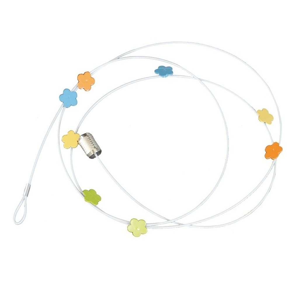 Magnetisk Korthållare, små blommor, FLOWERS, H150 cm, Färgglada blommor i gruppen Förvaring / Magneter och självhäftande / Magnetförvaring hos SmartaSaker.se (42053)