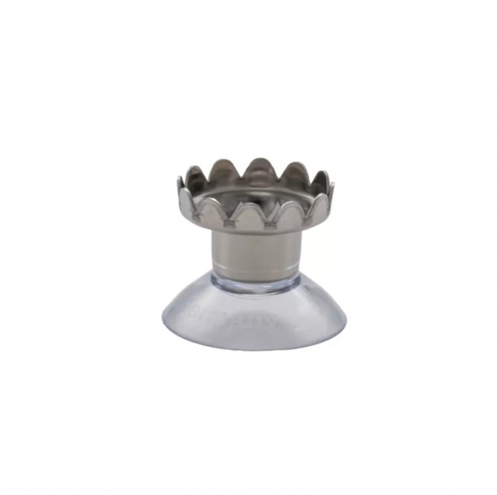 Magnetisk tvålhållare med sugpropp, MINIMALISTE PORTE SAVON, Ã˜ 3,5 cm, Silver i gruppen Förvaring / Badrumsförvaring hos SmartaSaker.se (42065)