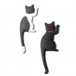 Magnetiska Krokar / Stora Magneter, 2 st, KITTY CAT, 4,5 x H 13,5 cm, Svart / Vit Magnetiska Krokar / Stora Magneter, 2 st, KITTY CAT, 4,5 x H 13,5 cm, Svart / Vit
