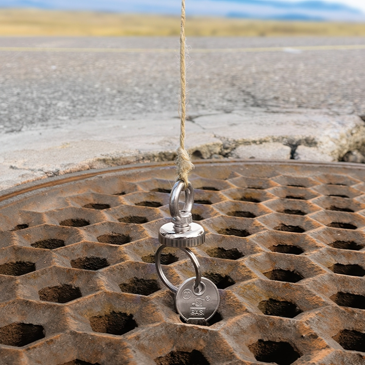 Magnetiska ringar, CATCH, superstark, 2st, silver i gruppen Förvaring / Magneter och självhäftande / Starka magneter hos SmartaSaker.se (42077)