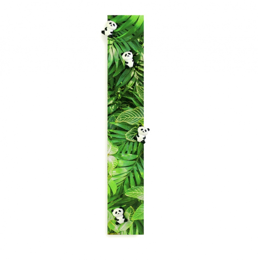 Magnetlist, Självhäftande, STORY BOX PANDA, 30 x H 5 cm, Grön i gruppen Förvaring / Magneter och självhäftande / Magnetförvaring hos SmartaSaker.se (42092)