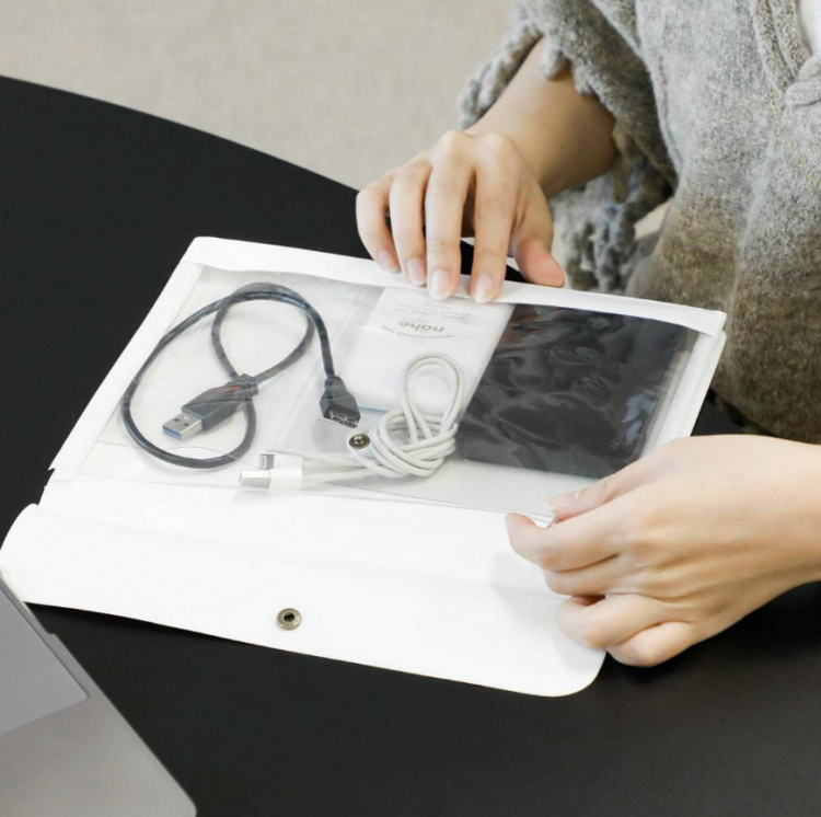 Mapp A5, GENERAL PURPOSE CASE, 26 x 20 cm, Nähe, Vit i gruppen Förvaring / Kontorsmaterial hos SmartaSaker.se (42100)