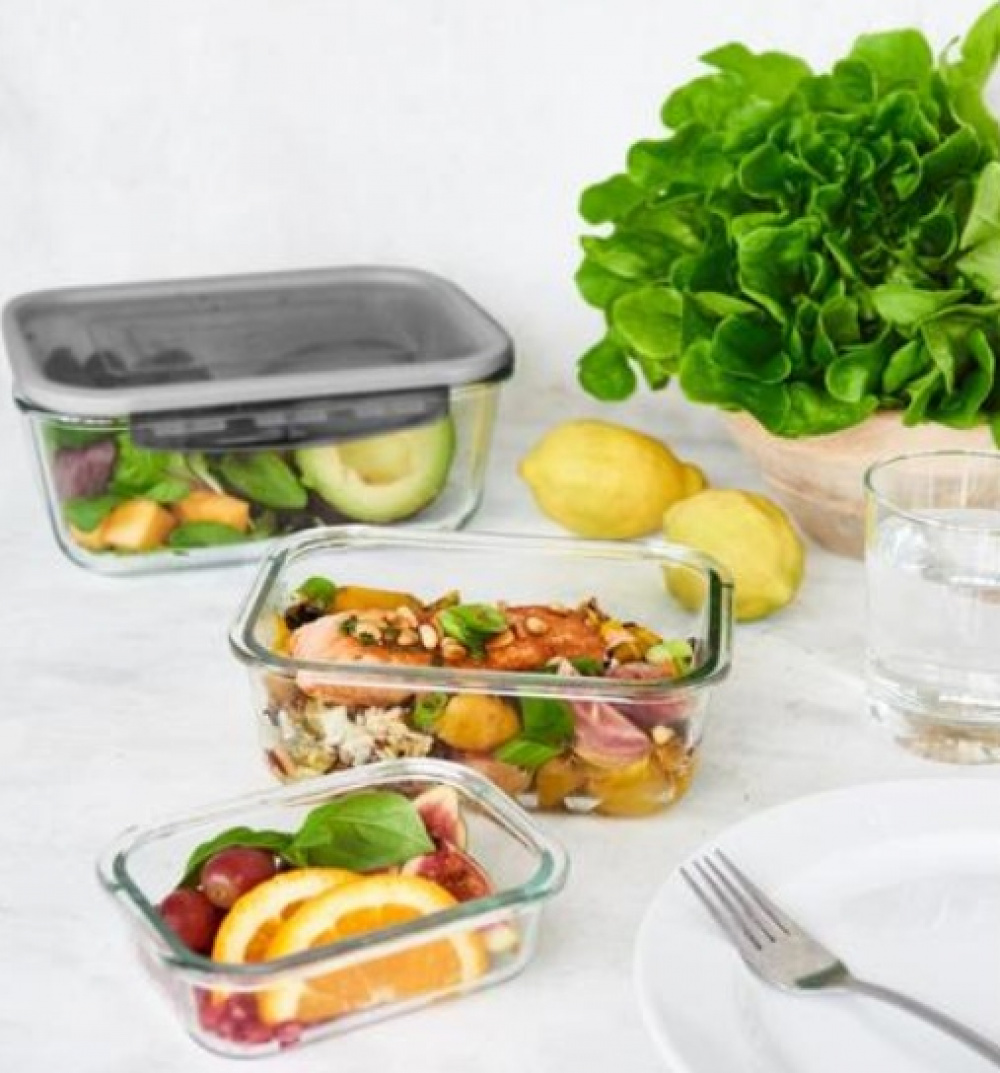 Matlåda i glas, 0,25 L, SMARTSTORE MINI, Klar i gruppen Förvaring / Köksförvaring / Matlådor / Glas hos SmartaSaker.se (42105)