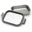 Matlåda i metall, 1,1 L, BRABANTIA MAKE & TAKE MEDIUM LUNCH BOX, 14,4 x 20,6 x H 5,8 cm, Silver Matlåda i metall, 1,1 L, BRABANTIA MAKE & TAKE MEDIUM LUNCH BOX, 14,4 x 20,6 x H 5,8 cm, Silver
