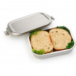 Matlåda i metall, 1,1 L, BRABANTIA MAKE & TAKE MEDIUM LUNCH BOX, 14,4 x 20,6 x H 5,8 cm, Silver Matlåda i metall, 1,1 L, BRABANTIA MAKE & TAKE MEDIUM LUNCH BOX, 14,4 x 20,6 x H 5,8 cm, Silver