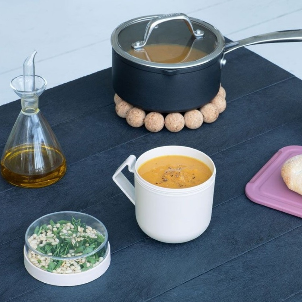 Matlåda för soppa, 0,6 L, BRABANTIA MAKE & TAKE SOUP MUG, Ø 11 x H 13 cm i gruppen Förvaring / Köksförvaring / Matlådor hos SmartaSaker.se (42115)