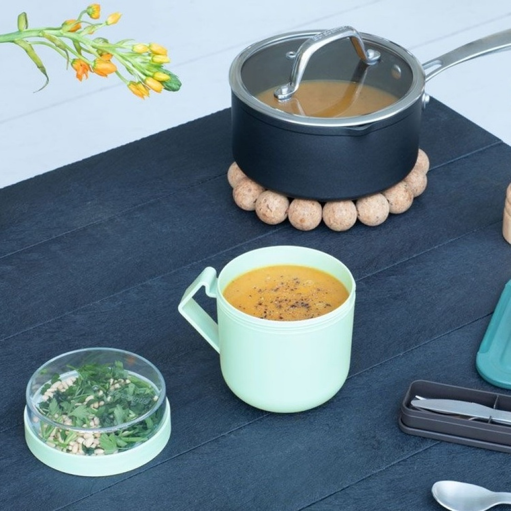 Matlåda för soppa, 0,6 L, BRABANTIA MAKE & TAKE SOUP MUG, Ø 11 x H 13 cm i gruppen Förvaring / Köksförvaring / Matlådor hos SmartaSaker.se (42115)