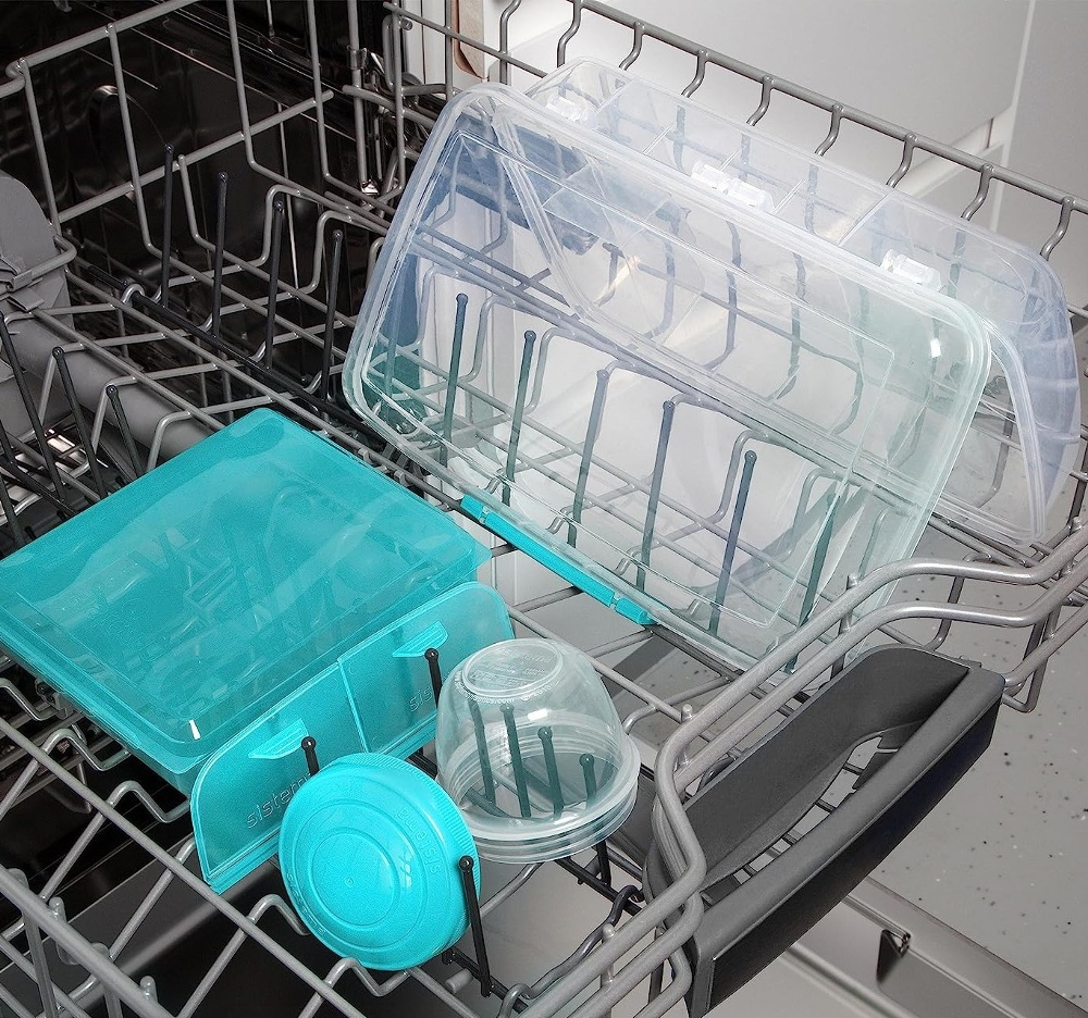 Matlåda med fack och burk, 1,76 Liter, SISTEMA BENTO BOX TO GO, Mintgrön i gruppen Förvaring / Köksförvaring / Matlådor / Lunchlådor och Bento hos SmartaSaker.se (42120)