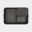 Matlåda med fack, 2 L, BRABANTIA MAKE & TAKE LARGE BENTO BOX , 25,5 x 16,7 x H 6,2 cm Matlåda med fack, 2 L, BRABANTIA MAKE & TAKE LARGE BENTO BOX , 25,5 x 16,7 x H 6,2 cm