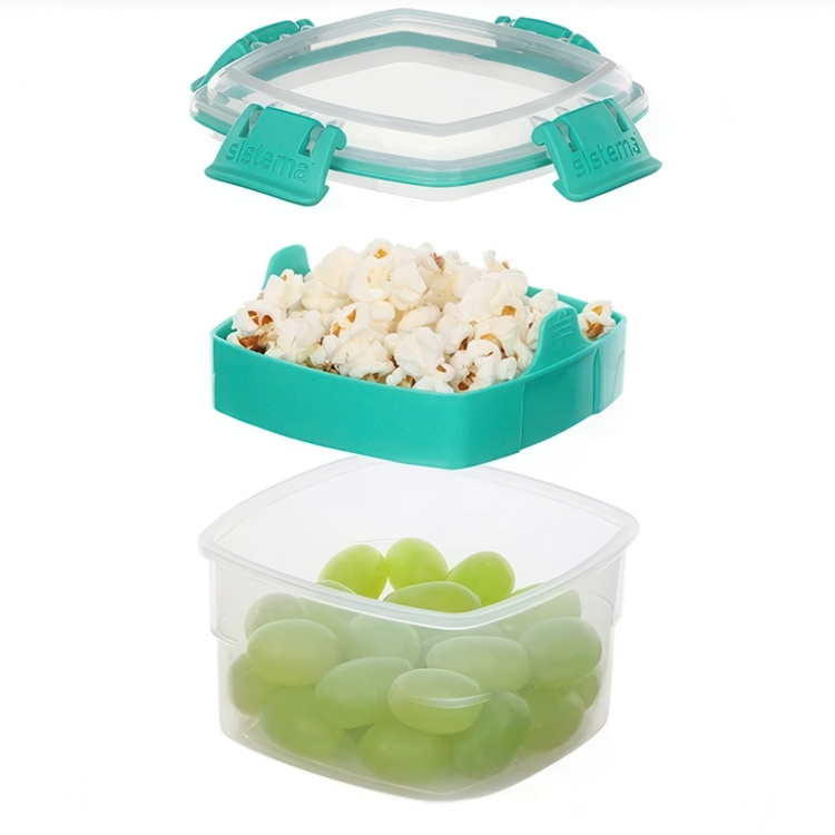 Matlåda uppdelad i fack, 400 ml, SNACK TO GO i gruppen Förvaring / Köksförvaring / Matlådor / SmartStore matlådor hos SmartaSaker.se (42132)