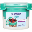 Matlåda uppdelad i fack, Med sked, 530 ml, BREAKFAST TO GO Matlåda uppdelad i fack, Med sked, 530 ml, BREAKFAST TO GO