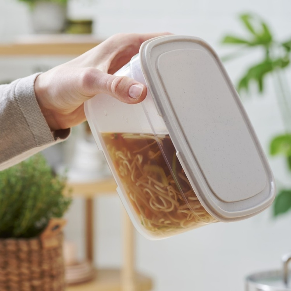 Matlåda, 1L, SMARTSTORE SUSTAIN, Transparent / Earl grey i gruppen Förvaring / Köksförvaring / Matlådor / Matlådor i plast hos SmartaSaker.se (42135)