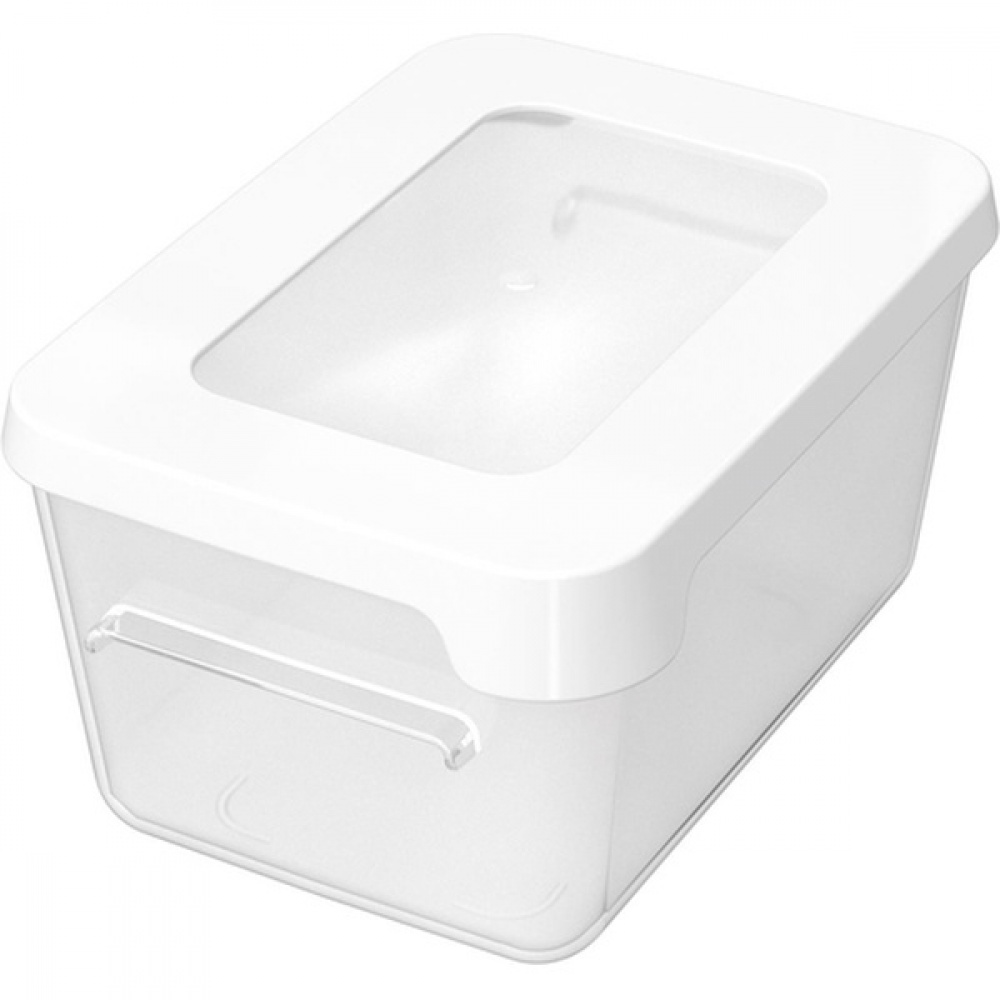 Matlåda, Liten, 0,45 L, SMARTSTORE SNACK, Klar / Vit i gruppen Förvaring / Köksförvaring / Matlådor / Plast hos SmartaSaker.se (42136)
