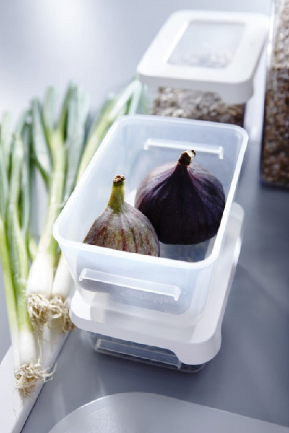 Matlåda, Liten, 0,45 L, SMARTSTORE SNACK, Klar / Vit i gruppen Förvaring / Köksförvaring / Matlådor / Plast hos SmartaSaker.se (42136)