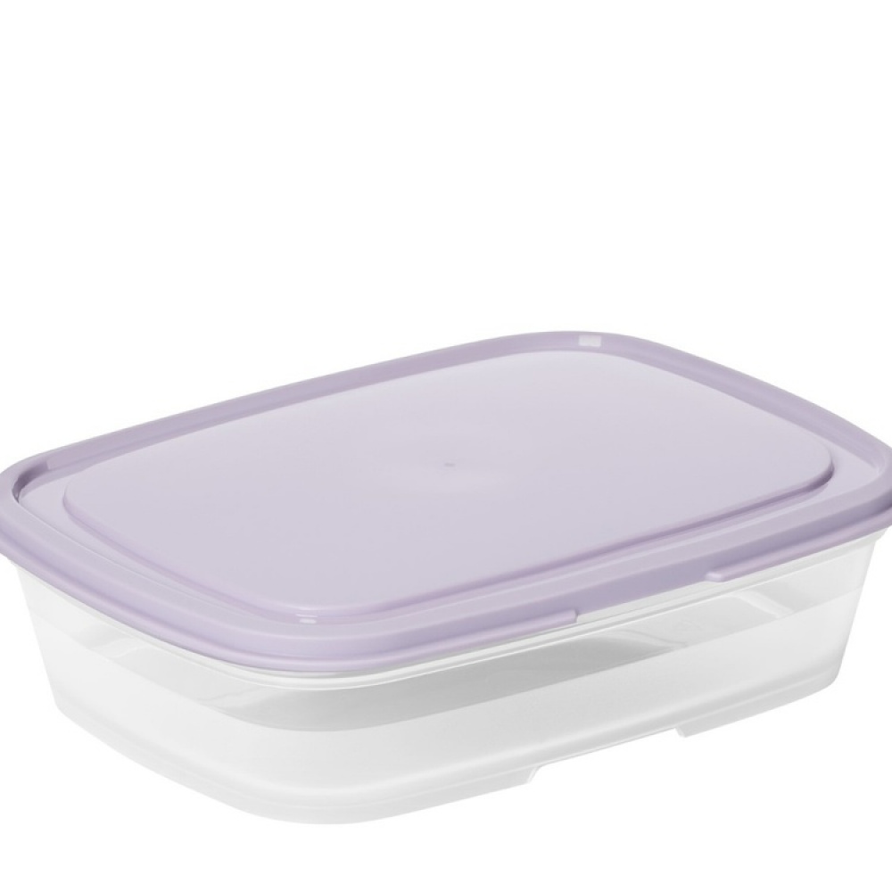 Matlåda, 0,5 L, SMARTSTORE FRESH, Transparent / Lila i gruppen Förvaring / Köksförvaring / Matlådor / SmartStore matlådor hos SmartaSaker.se (42139)