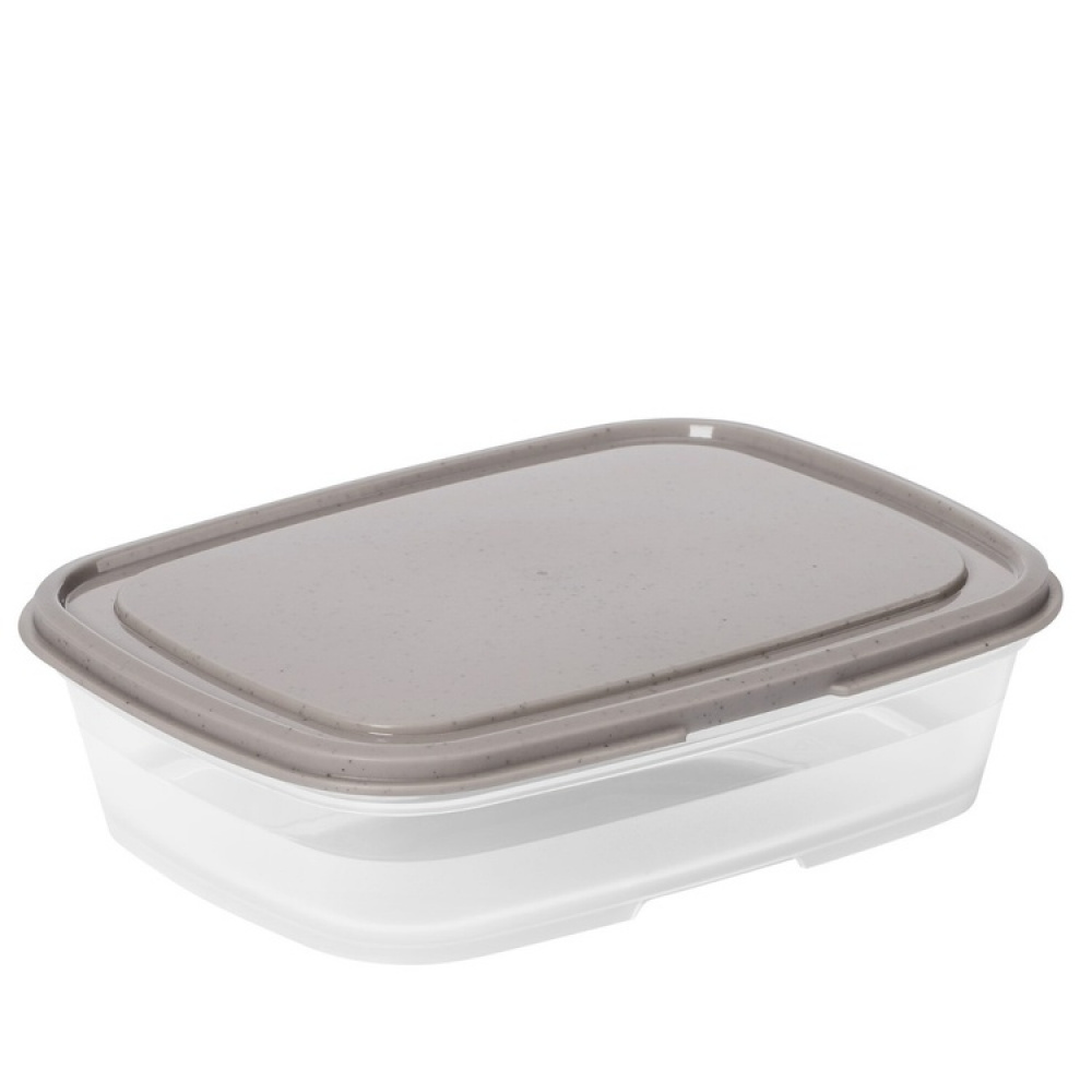 Matlåda, 0,5 L, SMARTSTORE SUSTAIN, Transparent / Earl grey i gruppen Förvaring / Köksförvaring / Matlådor / Matlådor i plast hos SmartaSaker.se (42140)