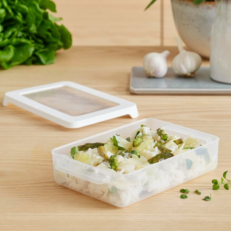 Matlåda, 0,6 L, SMARTSTORE SNACK, Klar / Vit i gruppen Förvaring / Köksförvaring / Matlådor / Matlådor i plast hos SmartaSaker.se (42141)