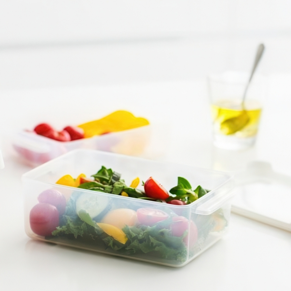 Matlåda, 0,6 L, SMARTSTORE SNACK, Klar / Vit i gruppen Förvaring / Köksförvaring / Matlådor / Matlådor i plast hos SmartaSaker.se (42141)