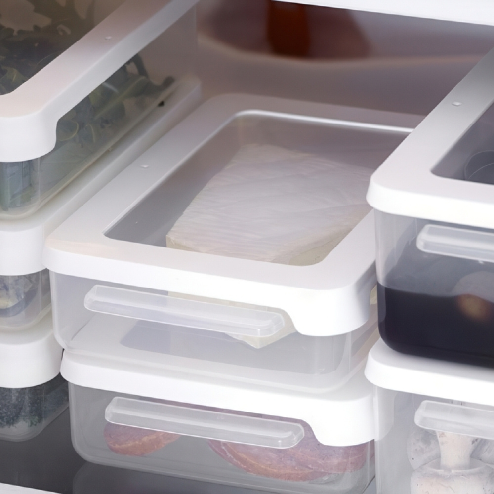 Matlåda, 0,6 L, SMARTSTORE SNACK, Klar / Vit i gruppen Förvaring / Köksförvaring / Matlådor / Matlådor i plast hos SmartaSaker.se (42141)